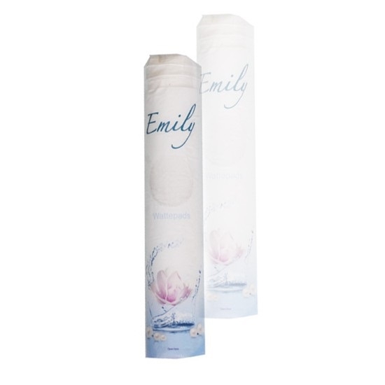 Bông Tẩy Trang Emily (120 Miếng) - Làm Sạch Da Nhẹ Nhàng