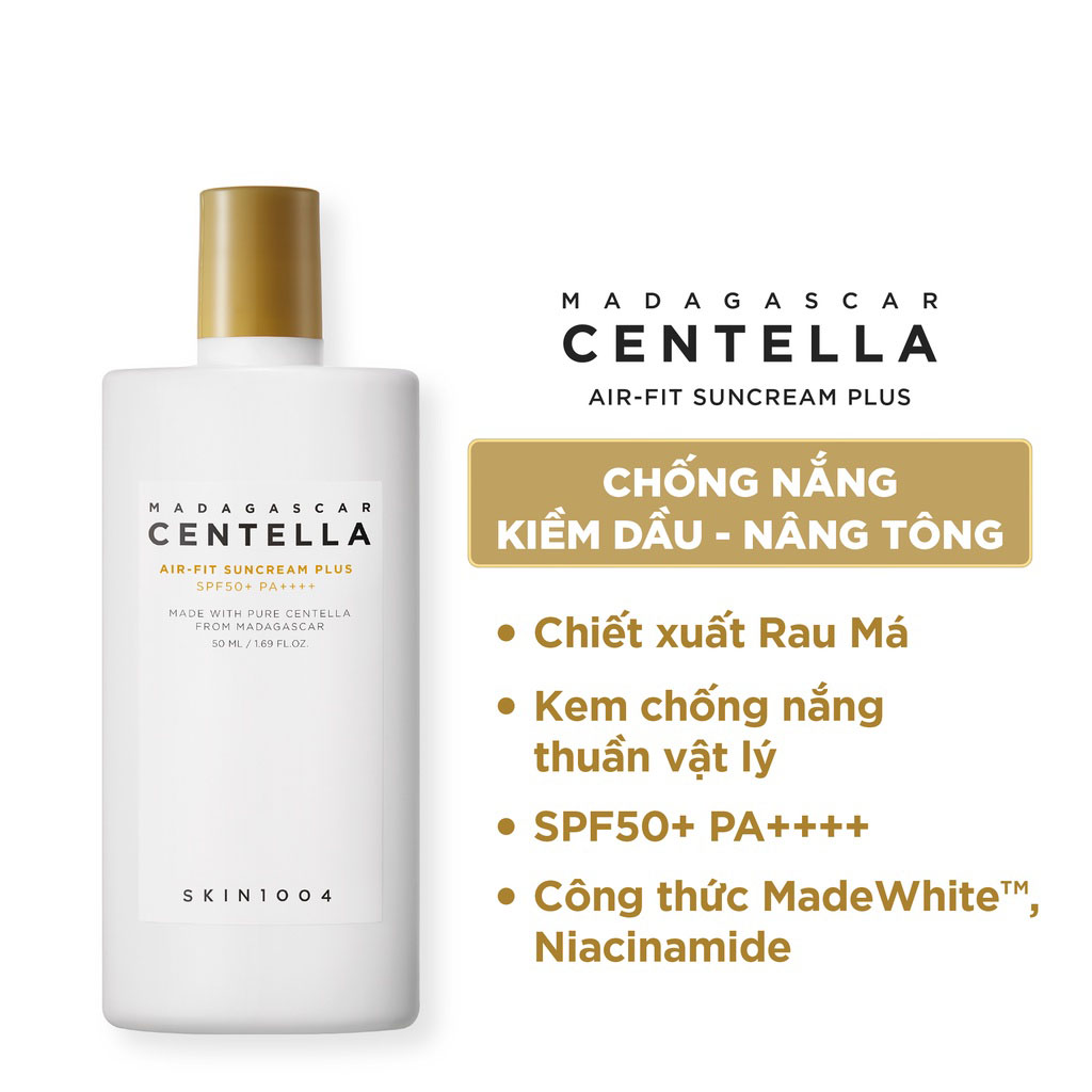 Kem Chống Nắng Skin1004 Cho Da Nhạy Cảm SPF 50+ PA++++ (50ml) – Bảo Vệ Tối Ưu, Dịu Nhẹ Cho Làn Da
